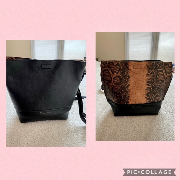 Calvin Klein Handbags - Calvin Klein reversible shoulder bag